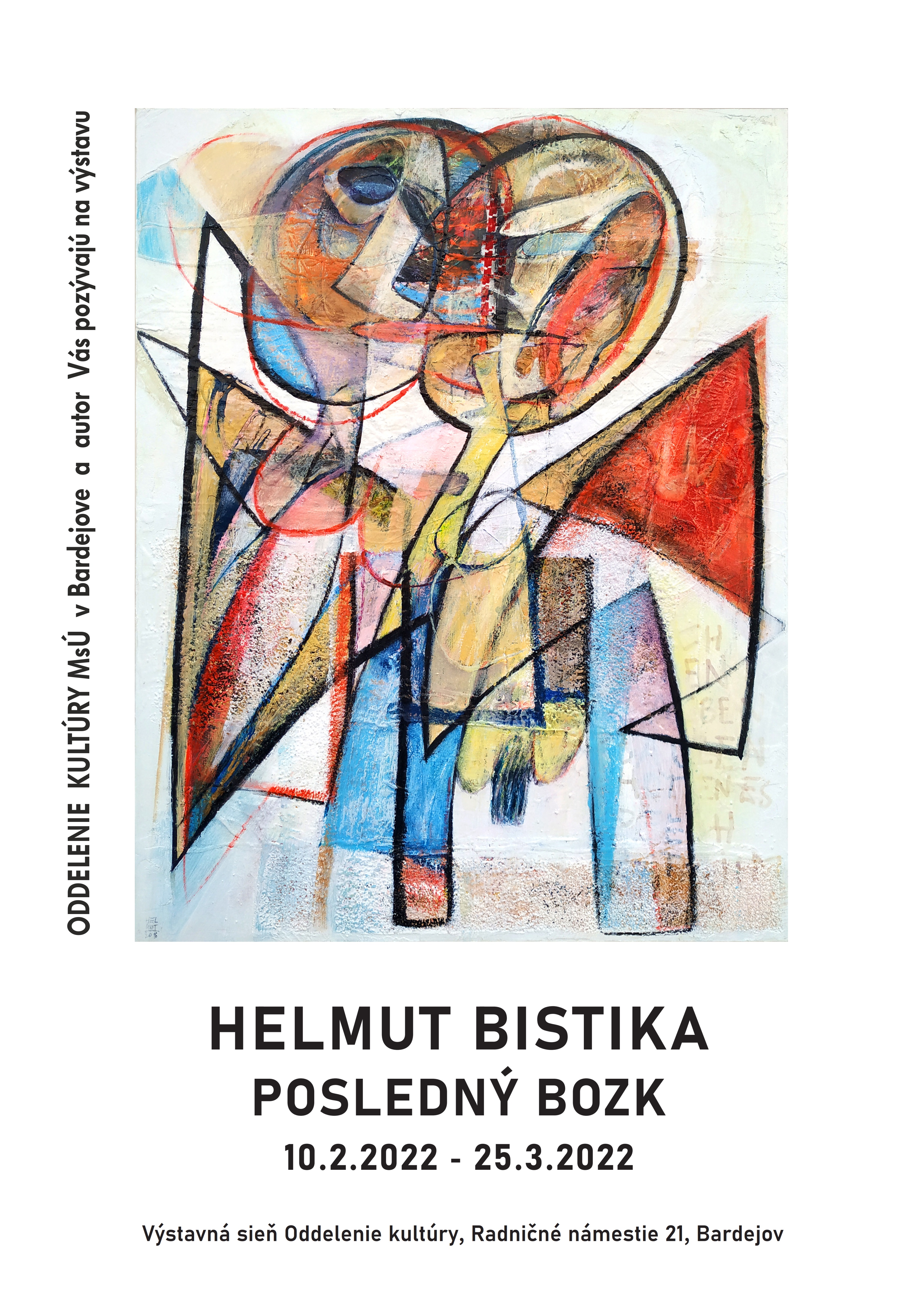 Helmut Bistika vystava poster