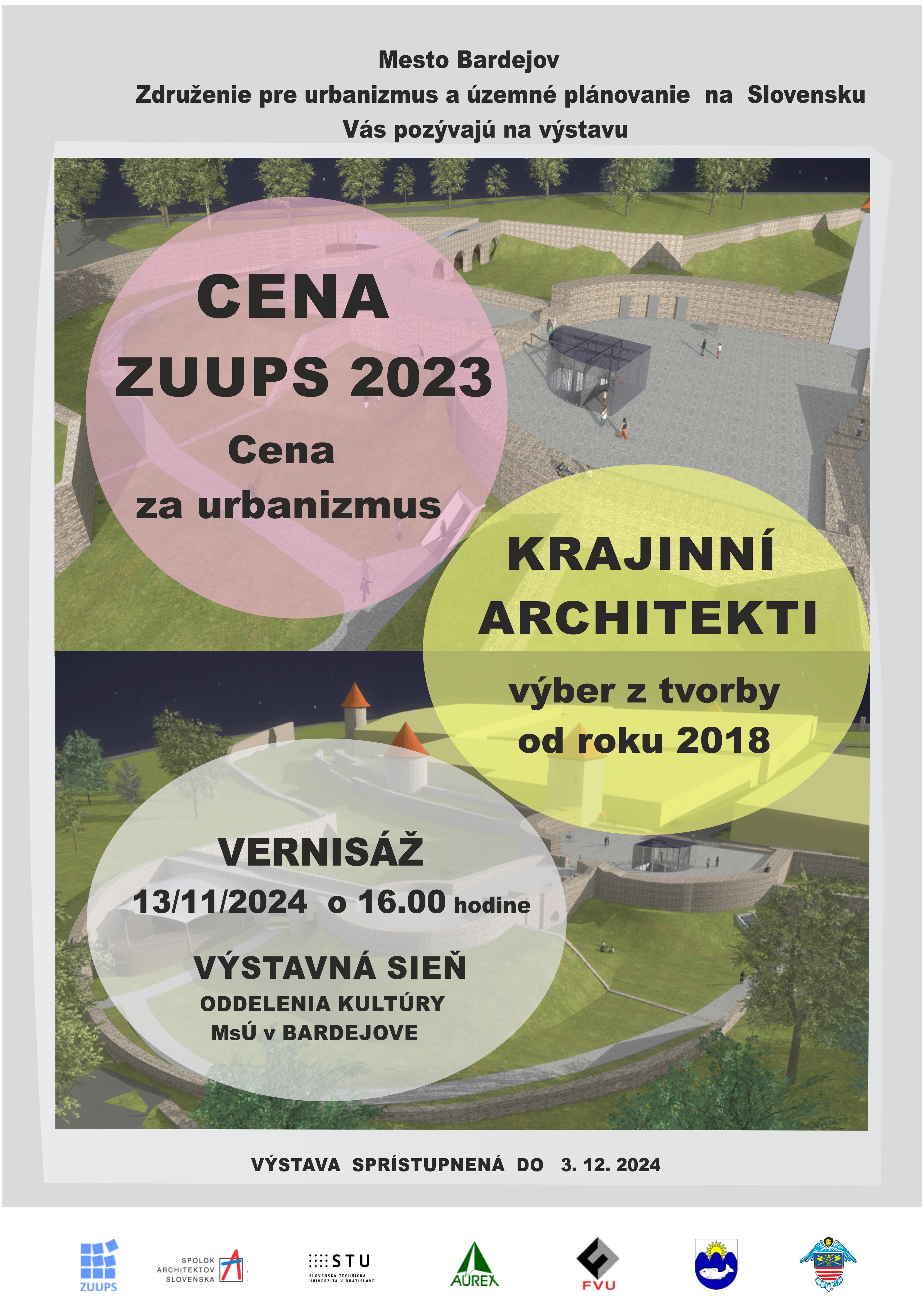 Výstava cena za urbanizmus 2024