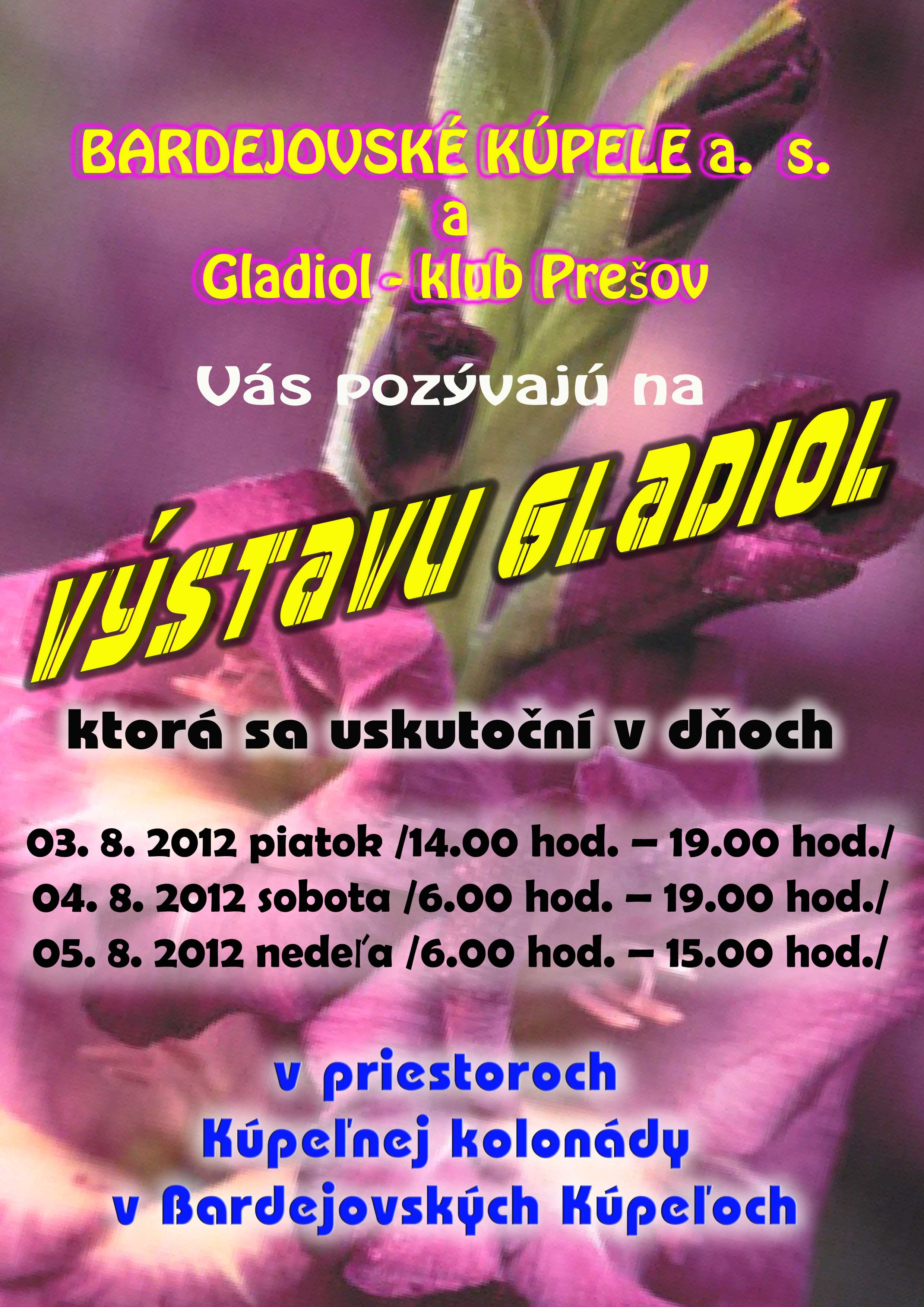 vystava gladiolov bk 2012